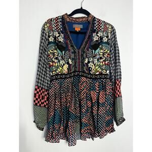 Anthropologie Bhanuni by Jyoti Onyx Top Size Medium